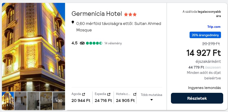 Isztambul hotel
